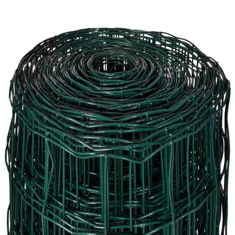 vidaXL Euro Fence zöld acélkerítés 10 x 1,2 m