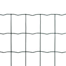 vidaXL Euro Fence zöld acélkerítés 25 x 1,2 m