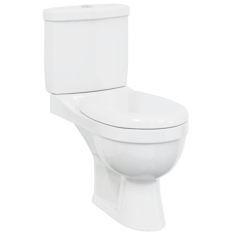 vidaXL fehér WC tartállyal