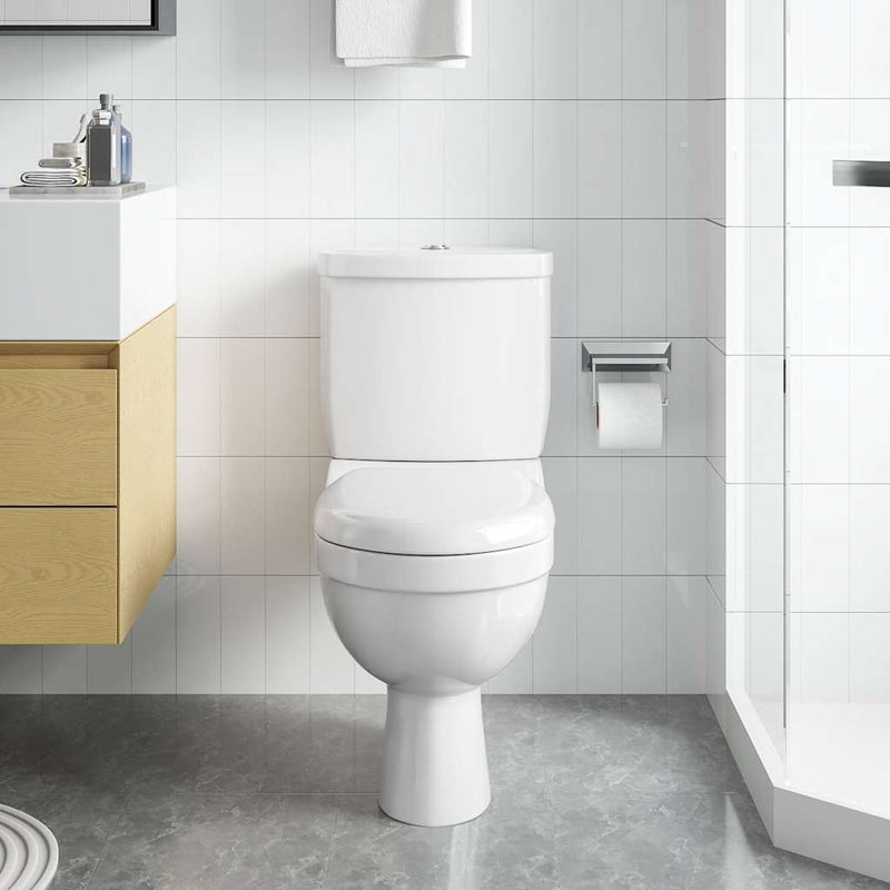 vidaXL fehér WC tartállyal