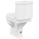 vidaXL fehér WC tartállyal