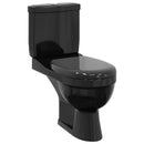 vidaXL fekete WC tartállyal