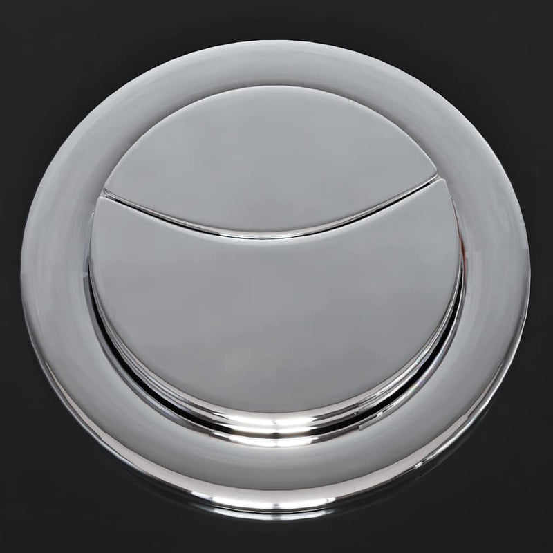 vidaXL fekete WC tartállyal