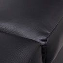 vidaXL fekete műbőr fekvőszék