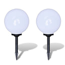 vidaXL 2 db kültéri tüske ösvény LED-es lámpa 30 cm