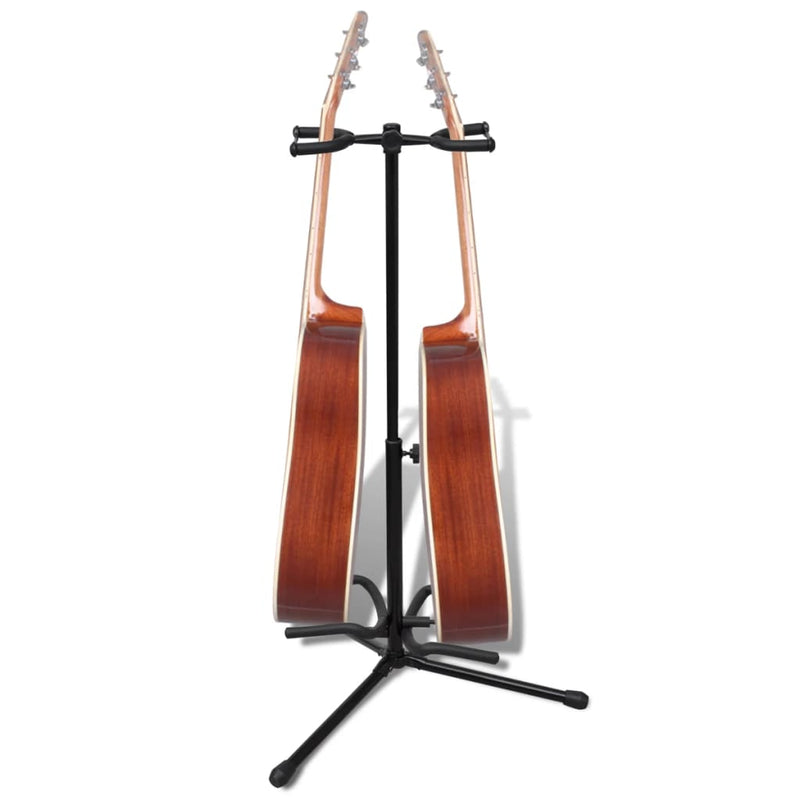 Állítható összecsukható állvány dupla gitárnak