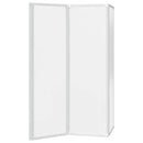 vidaXL ZuhanyFal Kádparaván 141 x 132 cm 3 Panel Összehajtható