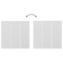 ZuhanyFal Kádparaván 141 x 132 cm 3 Panel Összehajtható