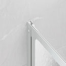 Zuhanyzó kádparaván 140 x 168 cm 7 panelek behajtható törülközőtartó