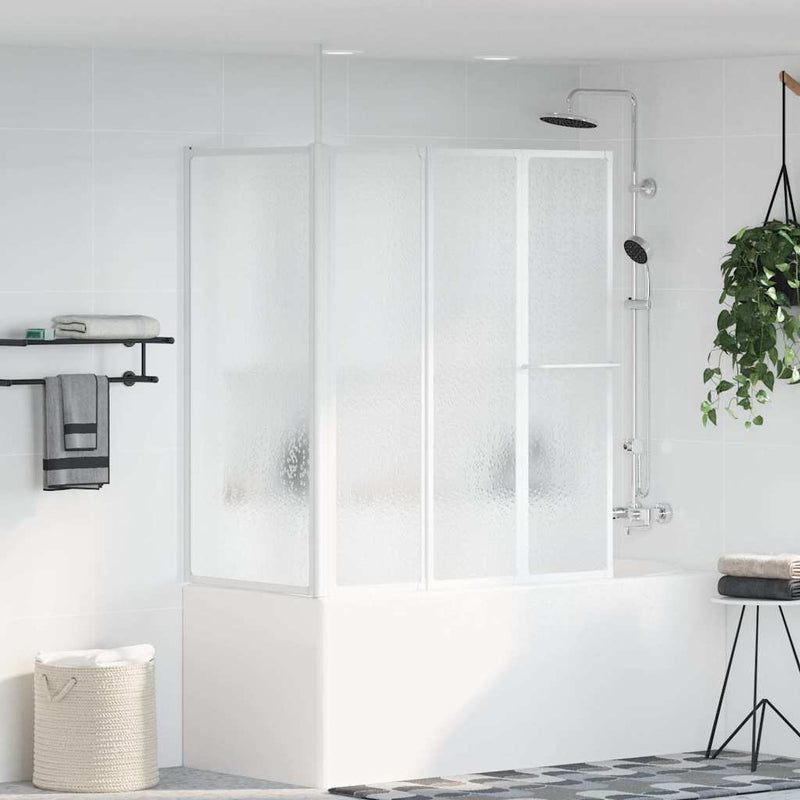 4 paneles összehajtható L formájú kádparaván 70 x 120 x 137 cm