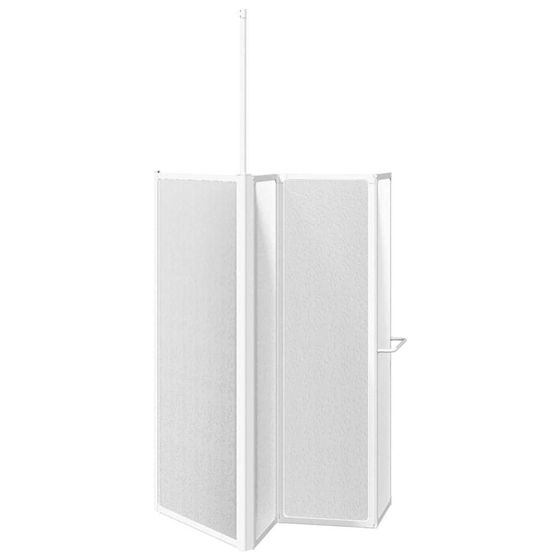 4 paneles összehajtható L formájú kádparaván 70 x 120 x 137 cm