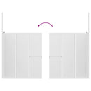 4 paneles összehajtható L formájú kádparaván 70 x 120 x 137 cm