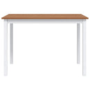 Fából Készült Asztal 4 Fából Készült Székkel / étkező garnitúra Barna