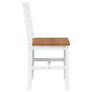 Fából Készült Asztal 4 Fából Készült Székkel / étkező garnitúra Barna