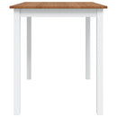 Fából Készült Asztal 4 Fából Készült Székkel / étkező garnitúra Barna