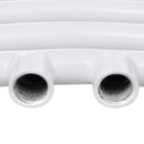 Fürdőszobai törölközőszárító radiátor központi fűtéssel oldalsó és középső csatlakozóval ívelt 500 x 1160 mm