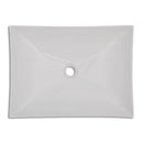 Fürdőszoba Kerámia Porcelán Mosogató Müvészet Mosdó Fehér Magasfényű