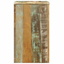 vidaXL egyajtós egyfiókos újrahasznosított fa kisasztal