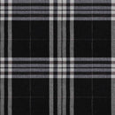 vidaXL fekete szövetfotel párnával