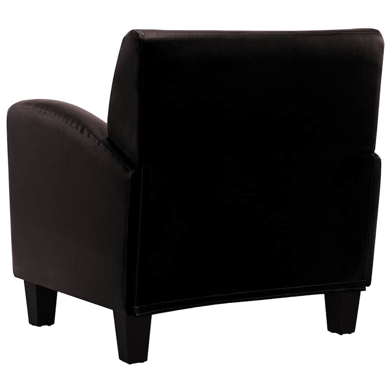 vidaXL sötétbarna műbőr fotel