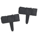 vidaXL 41 db kőhatású műanyag kert-/gyepkerítés 10 m