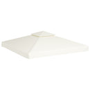 vidaXL krémfehér csere pavilon ponyvatető 310 g/m² 3 x 3 m