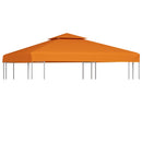 vidaXL narancssárga csere pavilon ponyvatető 310 g/m² 3 x 3 m