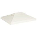 vidaXL krémfehér csere pavilon ponyvatető 310 g / m² 3 x 4 m