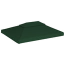 vidaXL zöld csere pavilon ponyvatető 310 g / m² 3 x 4 m