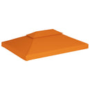 vidaXL narancssárga csere pavilon ponyvatető 310 g/m² 3 x 4 m