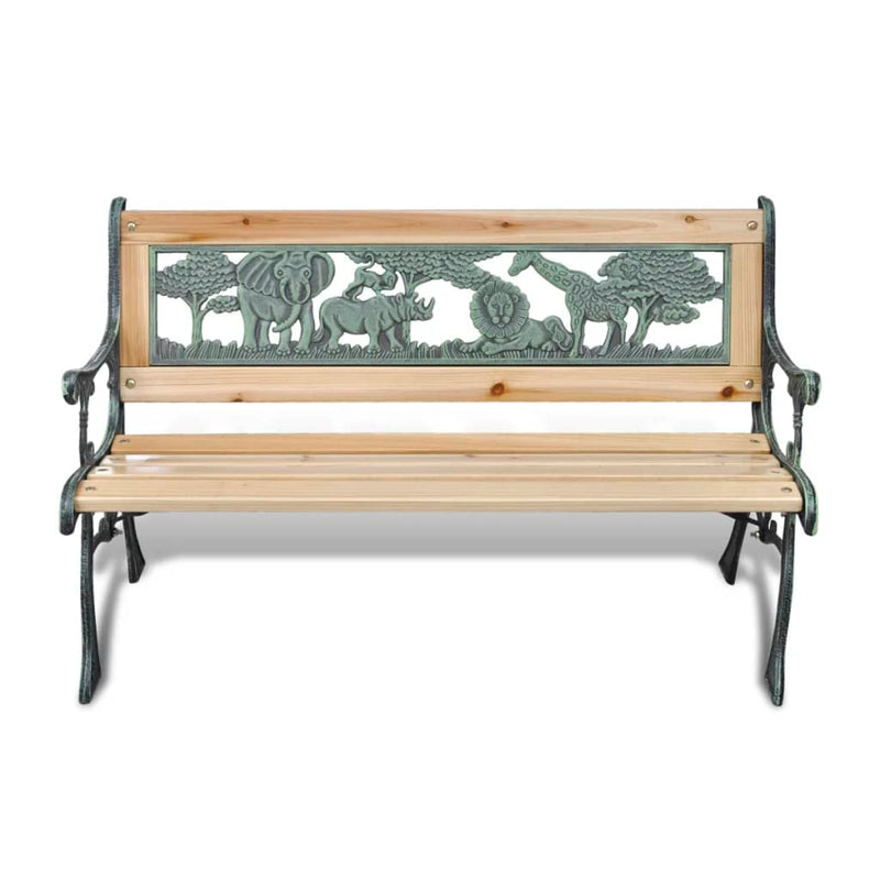 vidaXL fa kerti pad gyermekeknek 84 cm