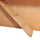 vidaXL kültéri fa nyúlketrec kisállatok számára 3 ajtóval