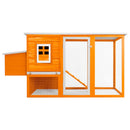 vidaXL kültéri fa tyúkól 1 tojástartó ketreccel