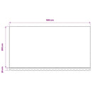vidaXL krémszínű poliészter pótszövet napellenzőhöz 600 x 300 cm
