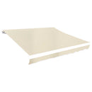 vidaXL krémszínű poliészter pótszövet napellenzőhöz 600 x 300 cm