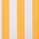 vidaXL napraforgó sárga/fehér napellenző ponyva 3x2,5 m (keret nélkül)