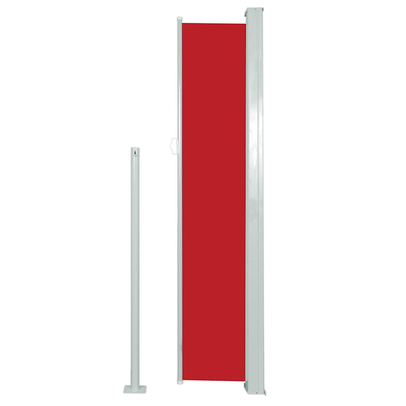vidaXL veranda, terasz válaszfal 160 x 300 cm piros