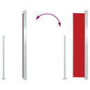 vidaXL veranda, terasz válaszfal 160 x 300 cm piros