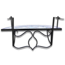 vidaXL kék és fehér mozaik függő erkélyasztal