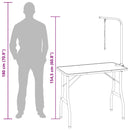 vidaXL állítható fürdető kozmetikai asztal kutyáknak macskáknak