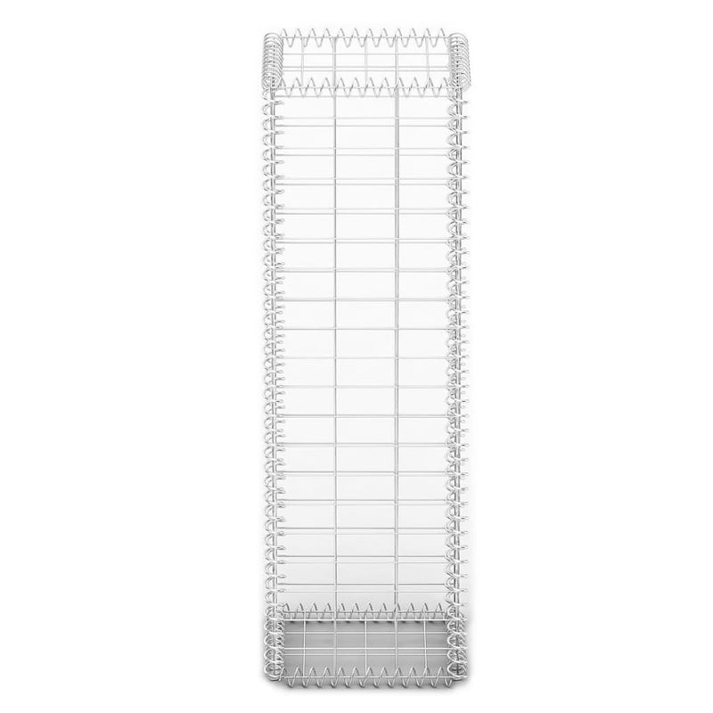 vidaXL gabion kosár fedéllel horganyzott drótból 100 x 30 x 30 cm