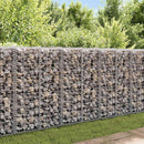 vidaXL gabion kosár fedéllel horganyzott drótból 100 x 30 x 30 cm