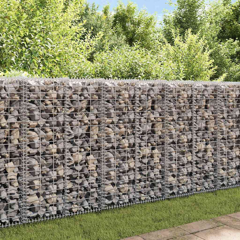 vidaXL gabion kosár fedéllel horganyzott drótból 100 x 30 x 30 cm