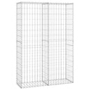 vidaXL gabion kosár fedéllel horganyzott drótból 150 x 100 x 30 cm