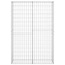 vidaXL gabion kosár fedéllel horganyzott drótból 150 x 100 x 30 cm