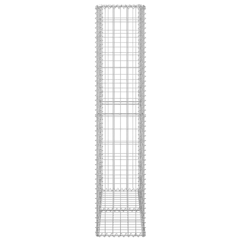 vidaXL gabion kosár fedéllel horganyzott drótból 150 x 100 x 30 cm