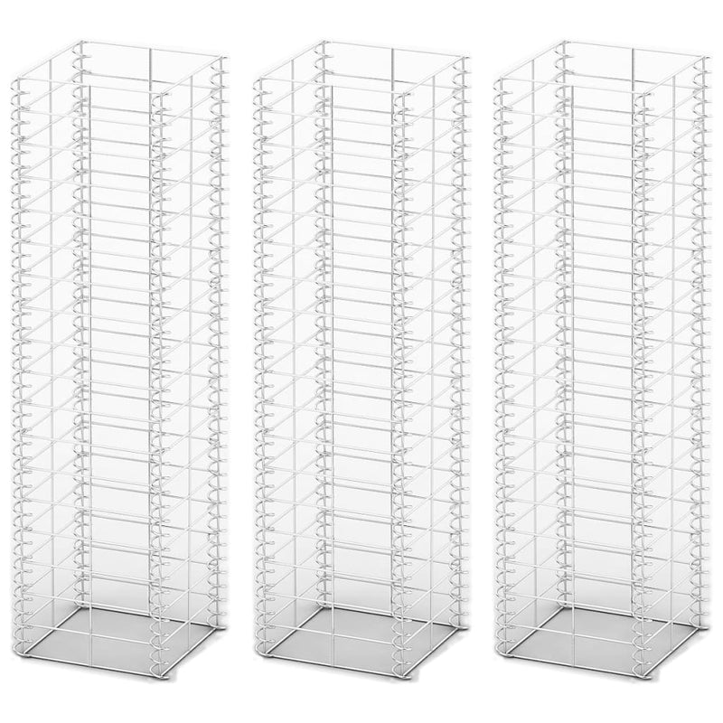 vidaXL  3 db gabion kosár horganyzott drótból 25 x 25 x 100 cm