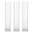 vidaXL 3 db gabion kosár horganyzott drótból 25 x 25 x 150 cm