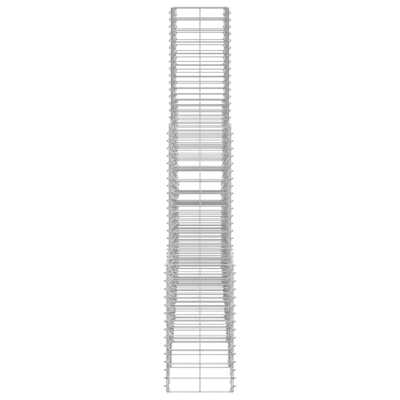 vidaXL 6 db gabion kosár horganyzott drótból