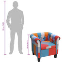 vidaXL foltvarrott dizájnú fotel